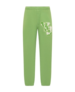 Y-3 Gfx Ft Logo Patch Mid Rise Track Pants