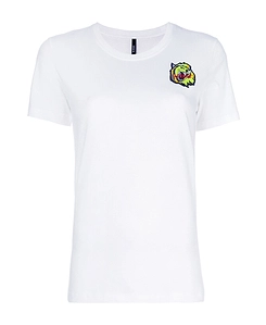 Wolf Decal Sewed Short Sleeve T-Shirt
