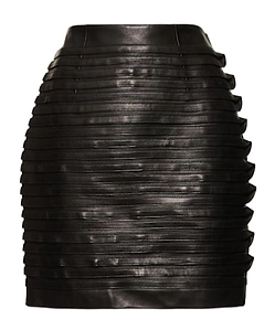 Zippered Mini Skirt