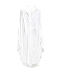 Pleated Medium-Length Dress