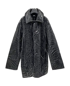 Black Coat With Bright Face And Dark Pattern