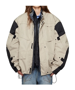 Biker Parka Long-Sleeved Casual Jacket