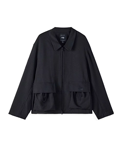 Y-3 Logo Detailed Asymmetric Knitted Jumper