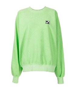 Logo-Patch Logo-Print Relaxed Sweatshirt