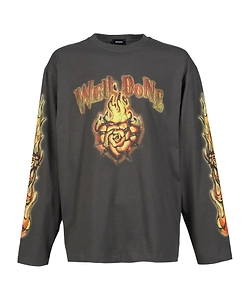 Crew Neck Long-Sleeved T-Shirt