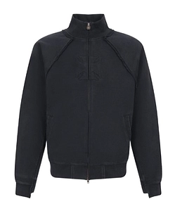 Long-Sleeved Zip-Up Cardigan