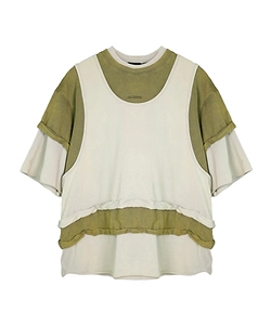 Three-Layer Short-Sleeved T-Shirt
