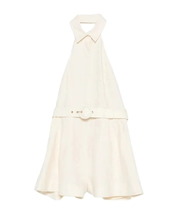 Belted Collar Playsuit