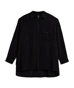 Y-3 Long Sleeved Flap-Pocket Shirt