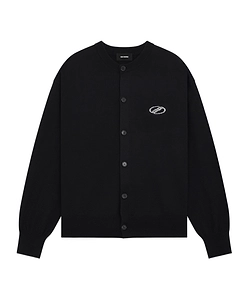 Wool Blend Long-Sleeved Knit Cardigan