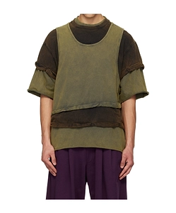 Three-Layer Short-Sleeved T-Shirt