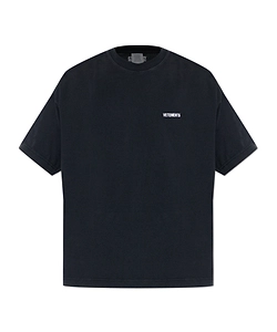 Vetements Logo Embroidered Crewneck T-Shirt