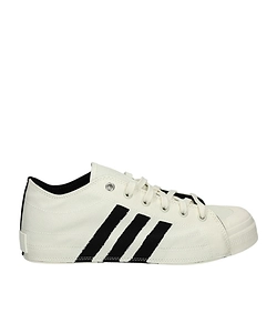 Y-3 Nizza Lo Round Toe Lace-Up Sneakers