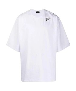 We11Done Oversized Logo Print T-Shirt