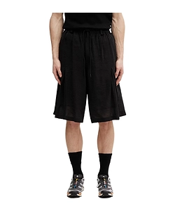 Y-3 Oversized Pleated Shorts