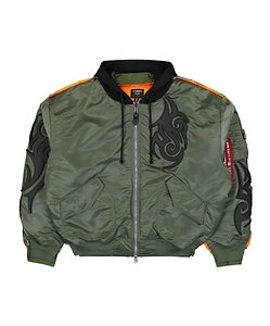 Tribal Reworked Bomber Jacket