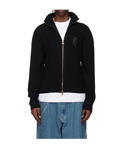 Vetements Logo Patch Zip-Up Jacket