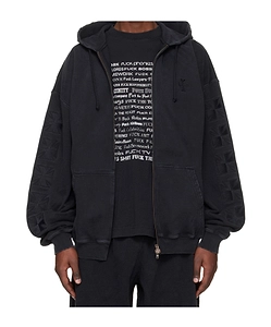 Logo Embroidered Zip-Up Jacket