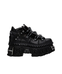 X New Rock Leather Sneakers