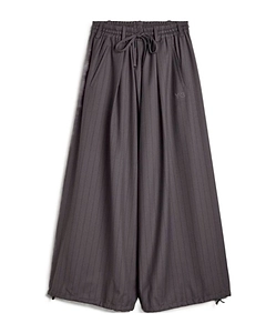 Pinstripe Drawstring Trousers