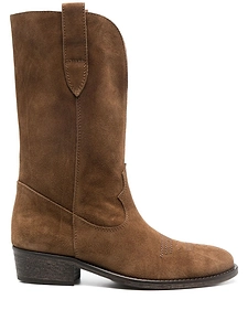 Suede Cowboy Boots