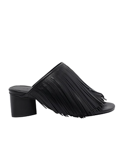 Vic Matie Baron Fringe Heeled Sandals