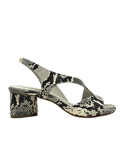Vic Matie Printed Strappy Block-Heel Sandals