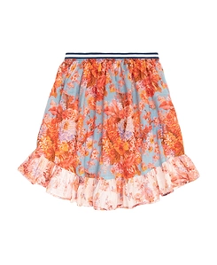 Devi Sporty Flip Floral-Print Skirt