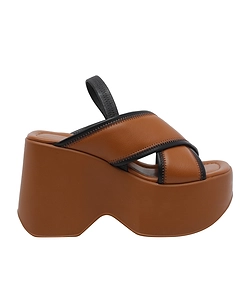 Vic Matie Platform Slingback Heeled Sandals