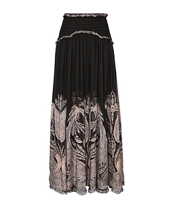 Dream Burnout Maxi Skirt