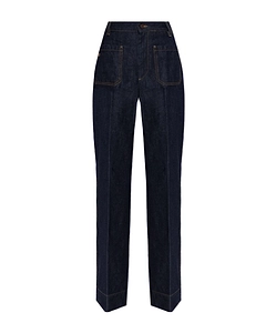 Victoria Beckham Alina High-Waist Flared Jeans