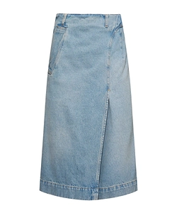 Belt Loop Denim Skirt