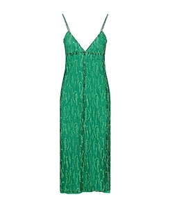Fil-Coupé Midi Dress