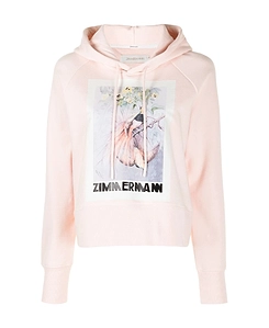 Floral Print Hoodie