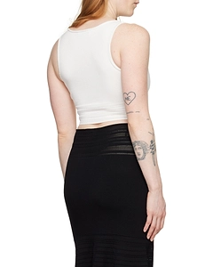Heart-Shaped Collar Short Vest