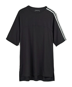 Y-3 Stripe Detailed Crewneck T-Shirt
