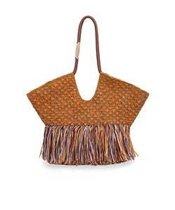 Goldentime Medium Fringe Tote