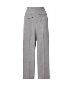 Plaid Wide-Leg Pants