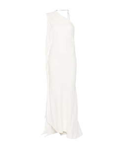 One-Shoulder Chain-Detail Dress
