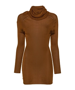 Ribbed-Knit Longline Jumper