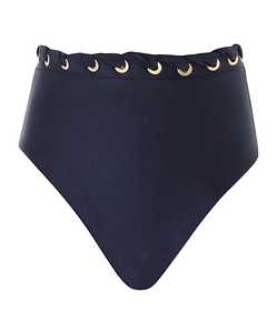 High-Waisted Swimming Trunks
