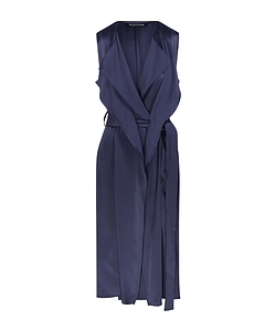 Victoria Beckham Sybil Belted Sleeveless Dress