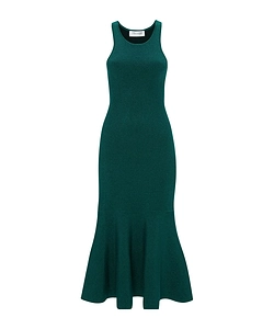 Scoop-Neck Sleeveless Dress