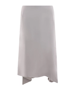 Spiral Seam Asymmetrical Skirt