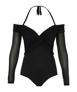 Draped Bodysuit