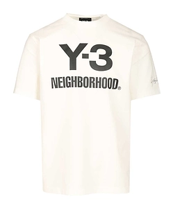 Y-3 X Neighborhood X Dainese Logo Printed Crewneck T-Shirt