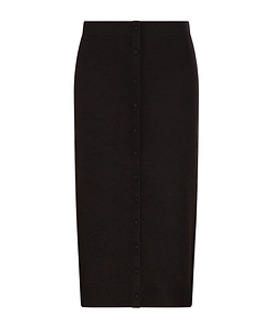 Victoria Beckham Button Detailed Midi Skirt