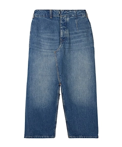 Victoria Beckham Asymmetric Utility Denim Skirt