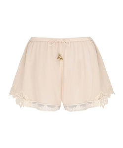 Lace-Trim Shorts