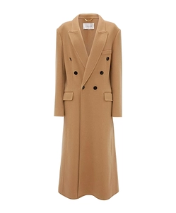 Victoria Beckham Double-Breasted Mid-Length Coat